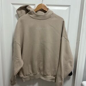 Essentials Fear Of God Beige Hoodie for Men Sz medium